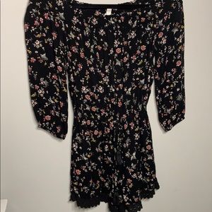 Off the shoulder romper!